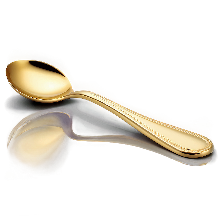 Gold Plated Spoon Png Lor27 PNG Image