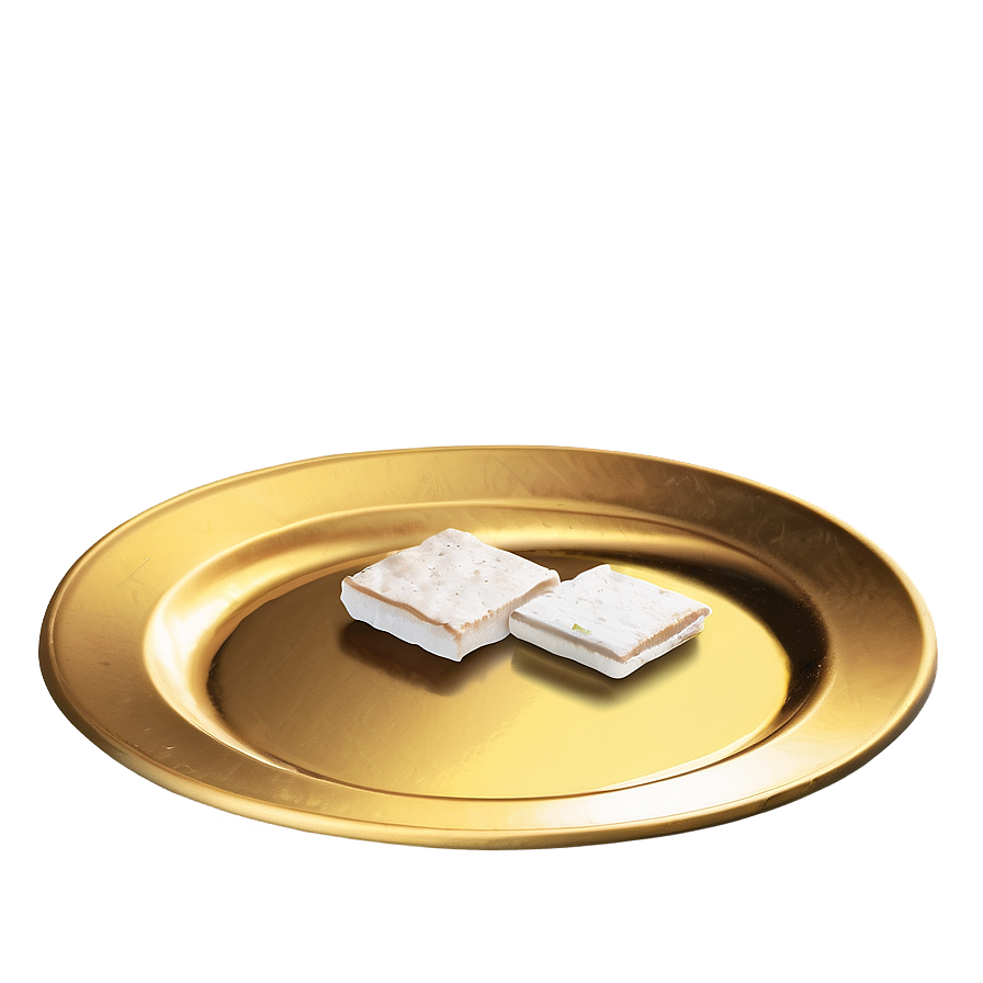 Gold Platter Png Wtp PNG Image