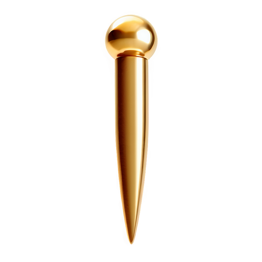 Gold Push Pin Png 05252024 PNG Image