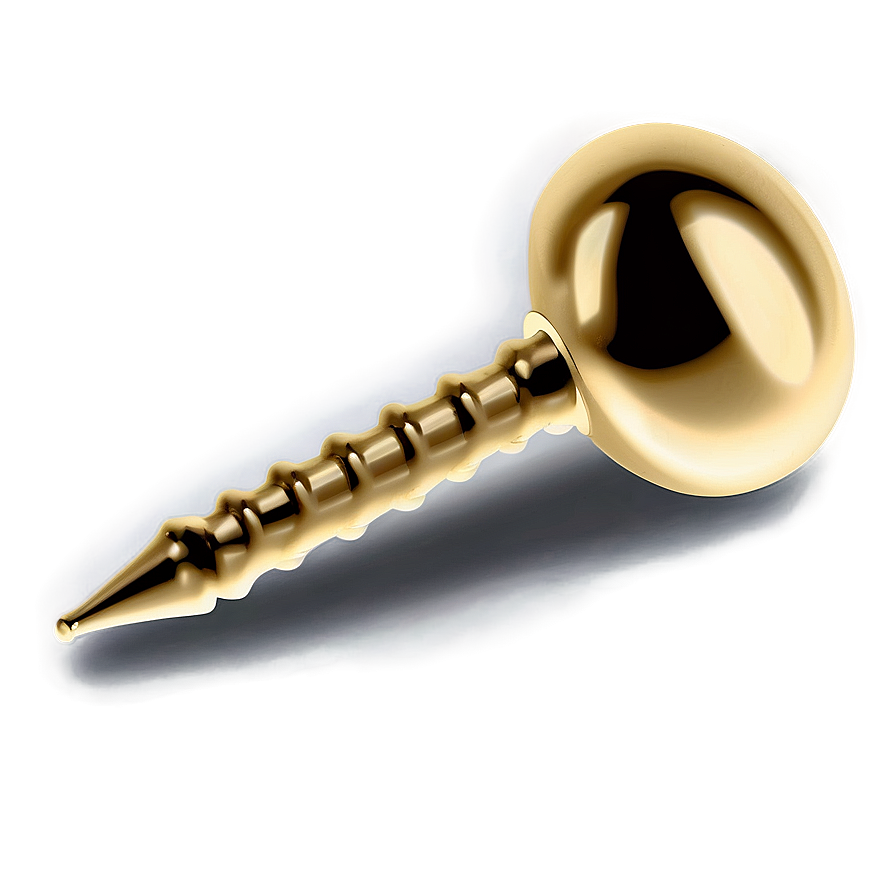 Gold Push Pin Png 55 PNG Image