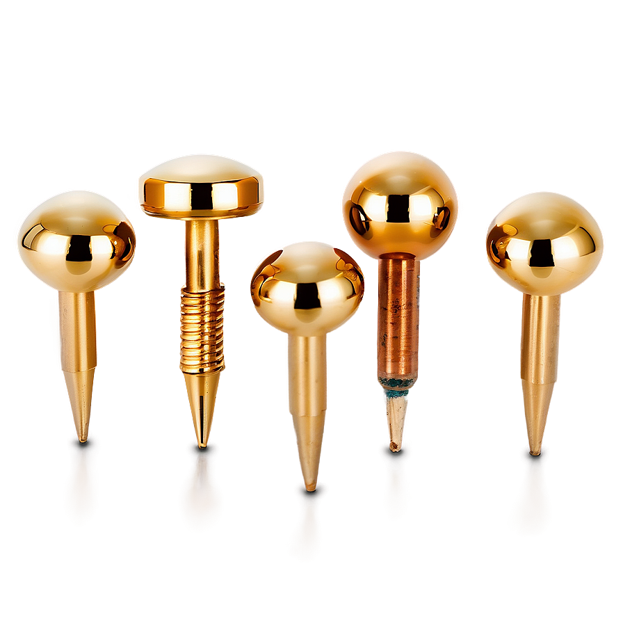 Gold Push Pin Png Bna65 PNG Image