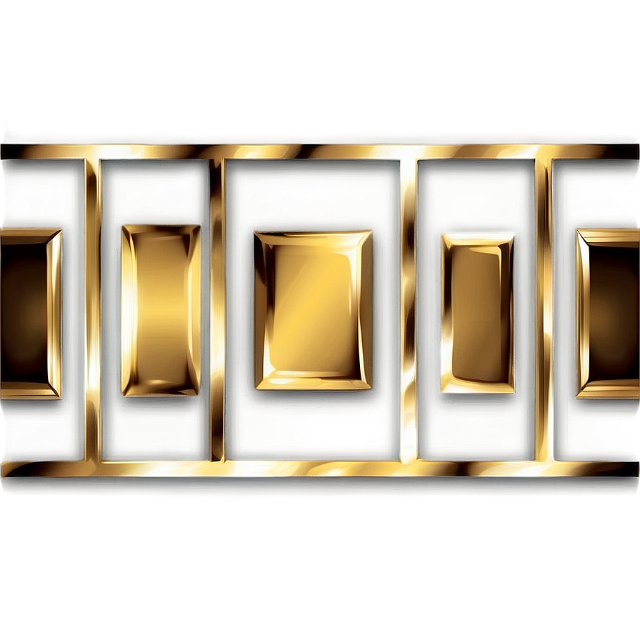 Gold Rectangle Background Png Myt42 PNG Image