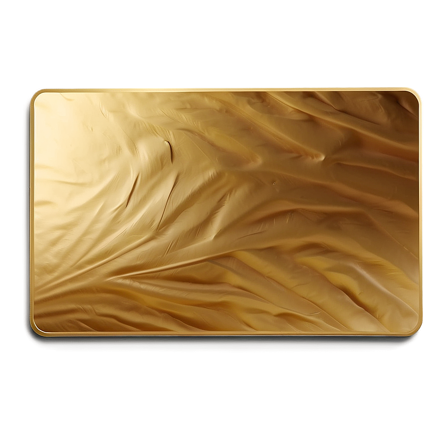 Gold Rectangle For Business Card Png Kga39 PNG Image