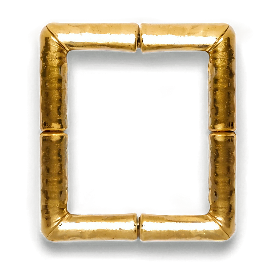 Gold Rectangle For Frame Png 87 PNG Image