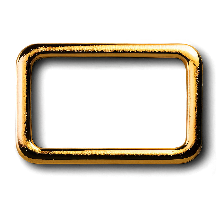 Gold Rectangle For Logo Png Kyp PNG Image