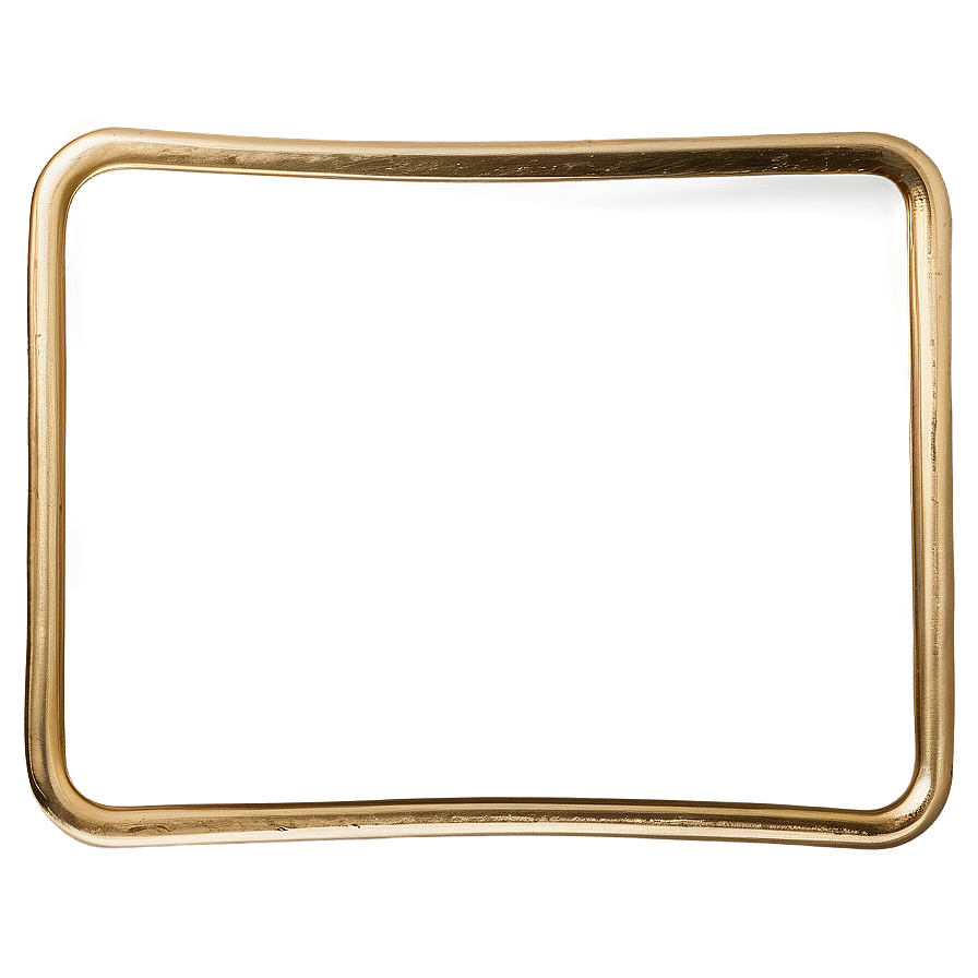 Gold Rectangle Shape Png 18 PNG Image