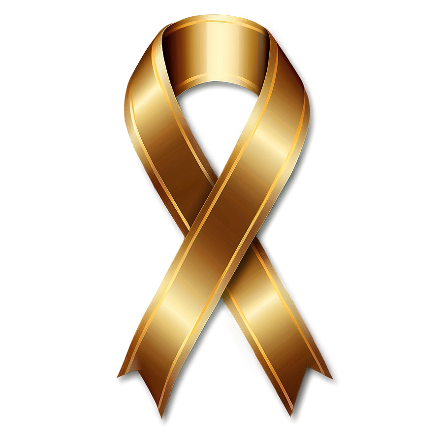 Gold Ribbon Award Png Ayq PNG Image