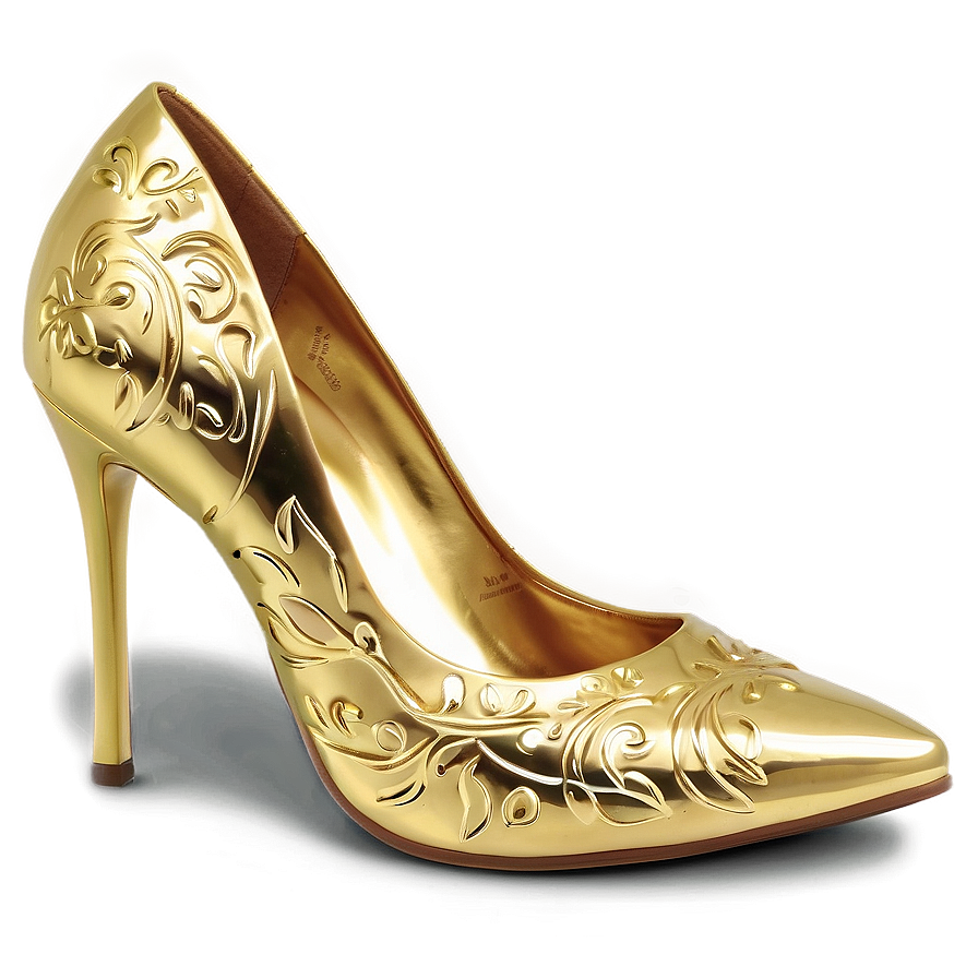 Gold Shoe Png Bqb78 PNG Image