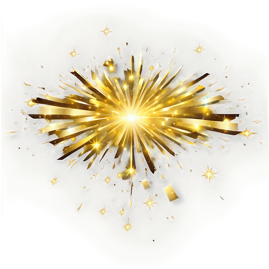 Gold Sparkle C PNG Image