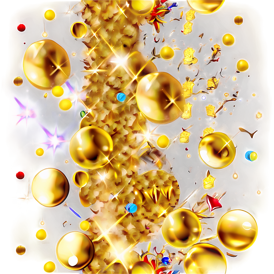 Gold Sparkle Confetti Png 06122024 PNG Image