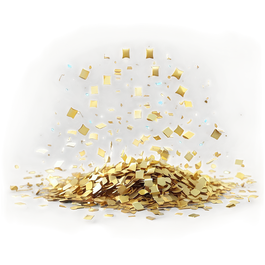 Gold Sparkle Confetti Png 06122024 PNG Image