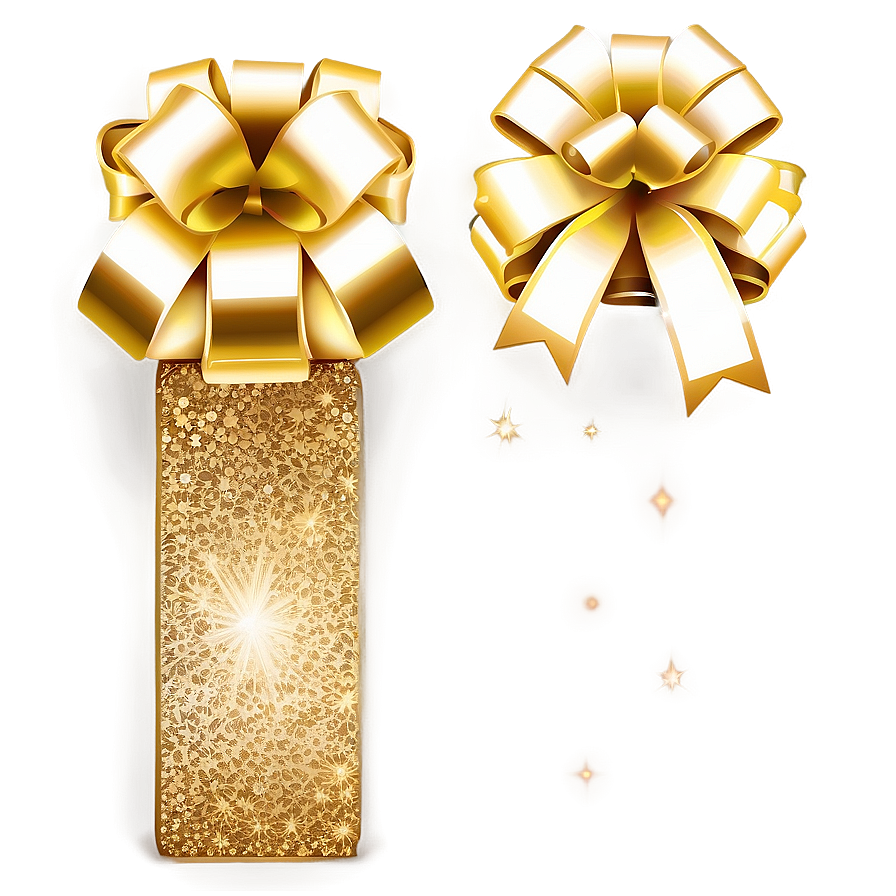 Gold Sparkle Gift Png Bmj PNG Image