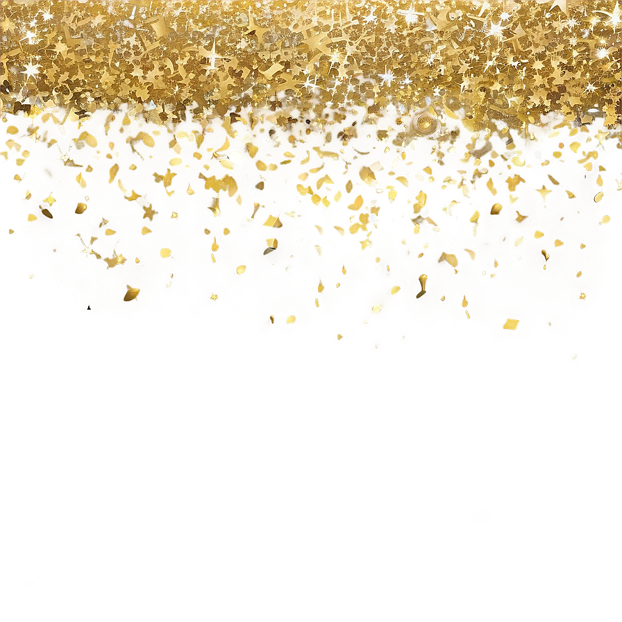 Gold Sparkle Wave Png 10 PNG Image