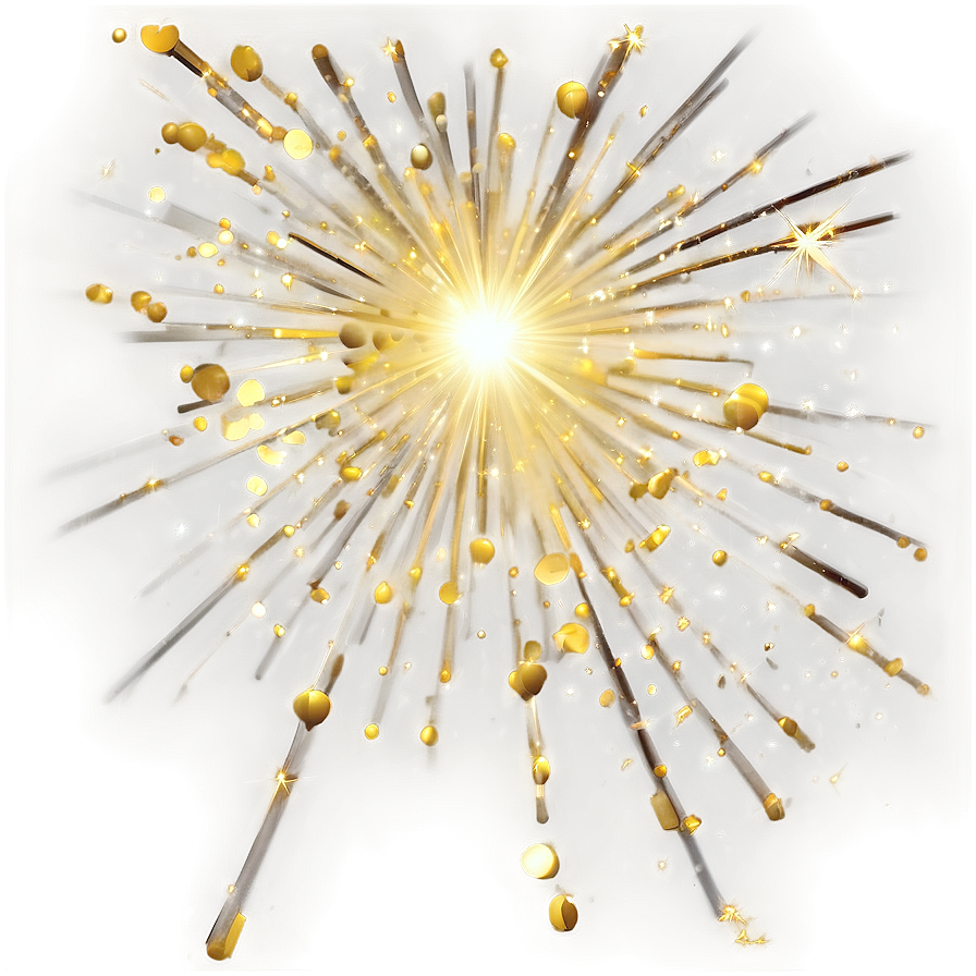 Gold Sparkles Effect Png Uoj PNG Image