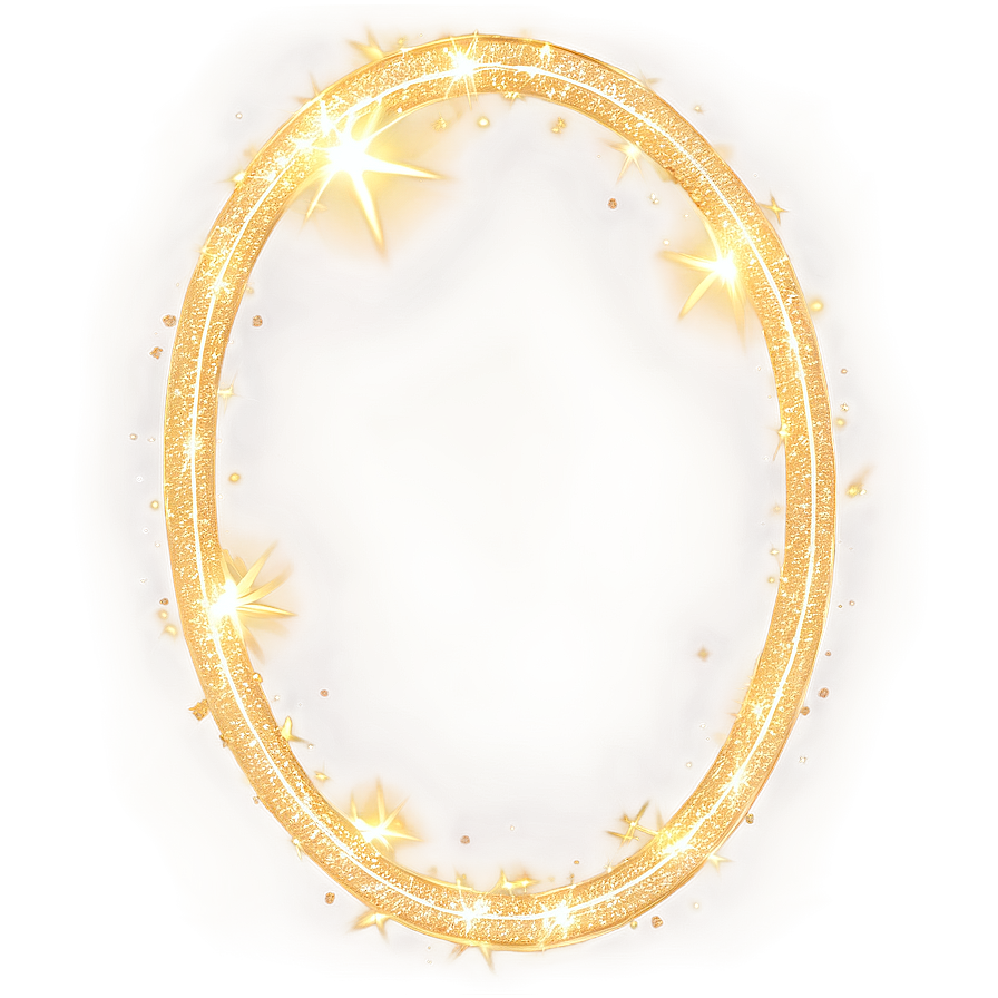 Gold Sparkles Glowing Halo Png Egj PNG Image