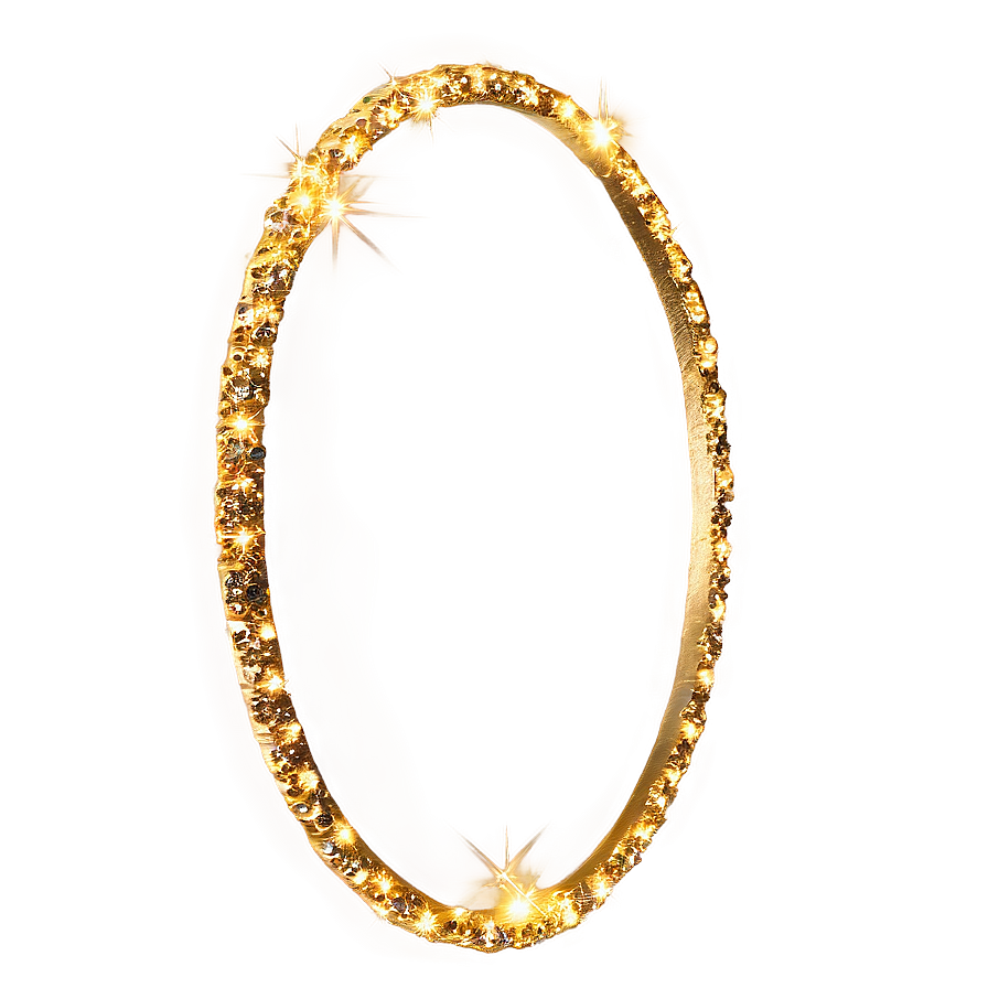 Gold Sparkles Glowing Halo Png Sjr PNG Image