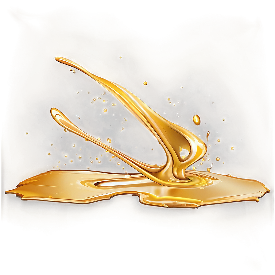 Gold Splash C PNG Image