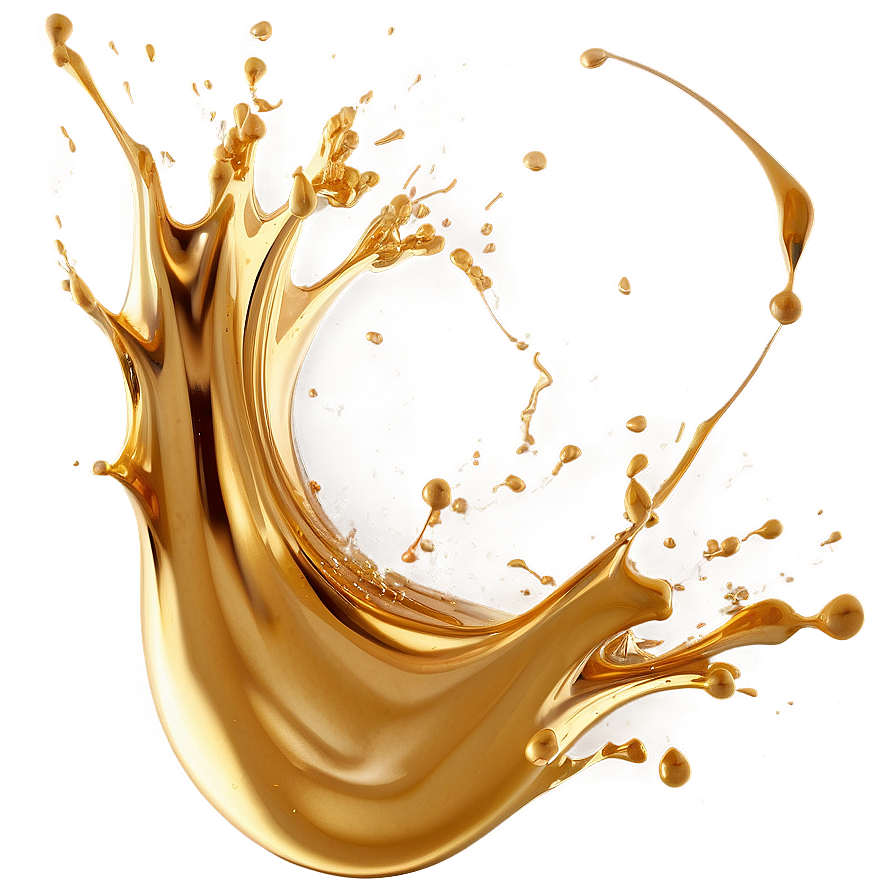 Gold Splash In Slow Motion Png 06282024 PNG Image