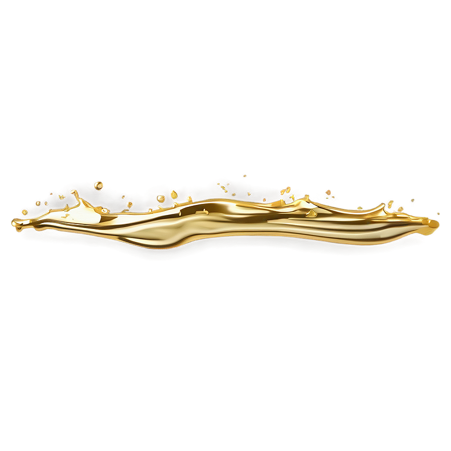 Gold Splash On Transparent Png 06282024 PNG Image