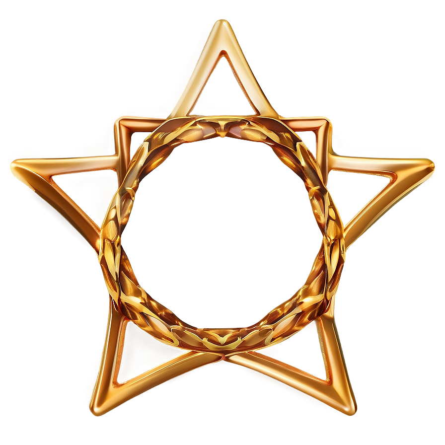 Gold Star Frames Png 29 PNG Image