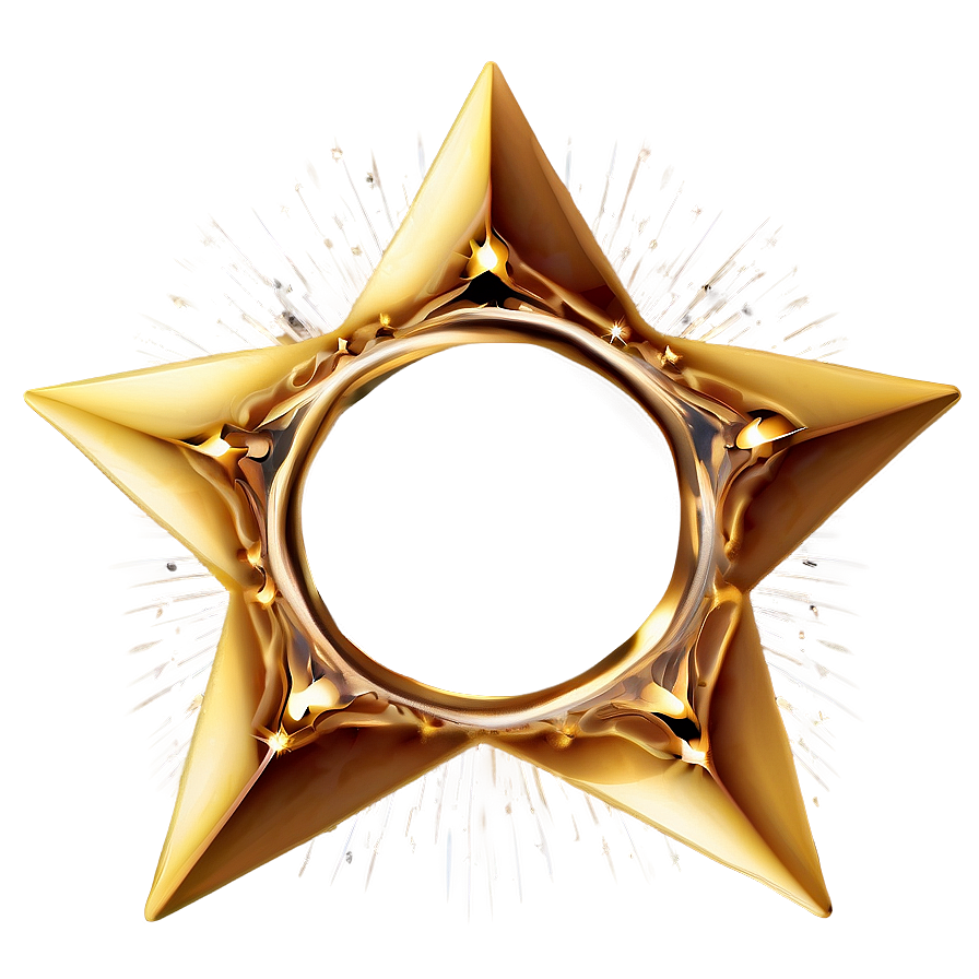 Gold Star Frames Png Jfn16 PNG Image