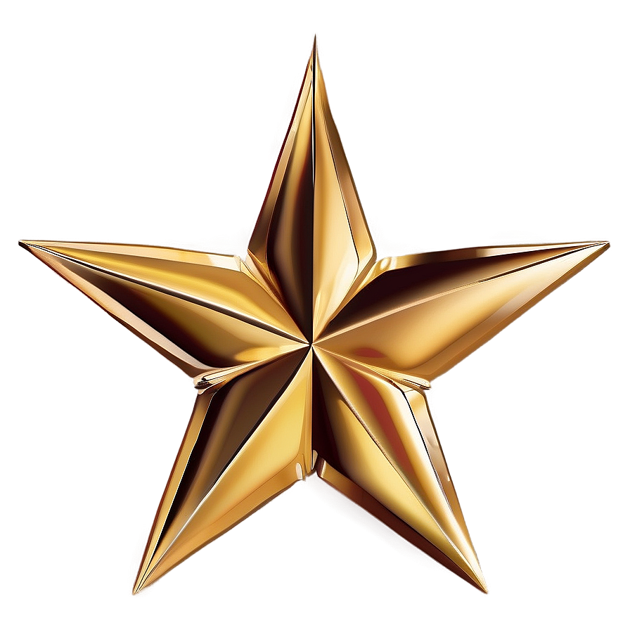 Gold Star Shapes Png Oxd24 PNG Image