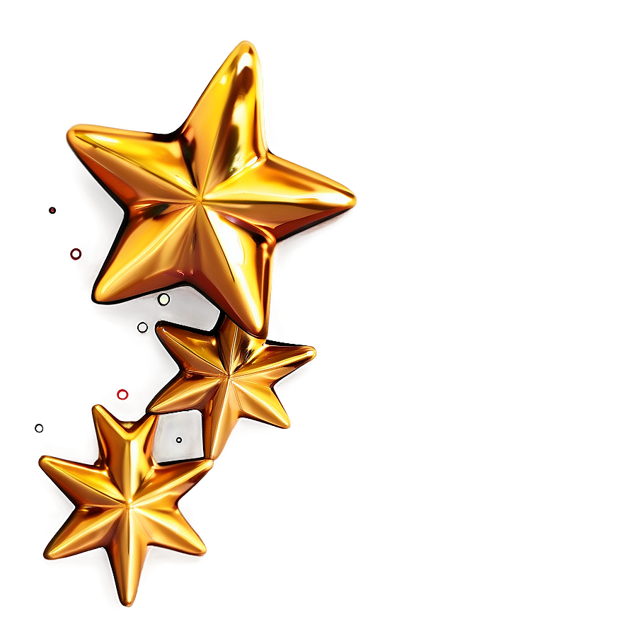 Gold Star Sprinkles Png Uhg PNG Image