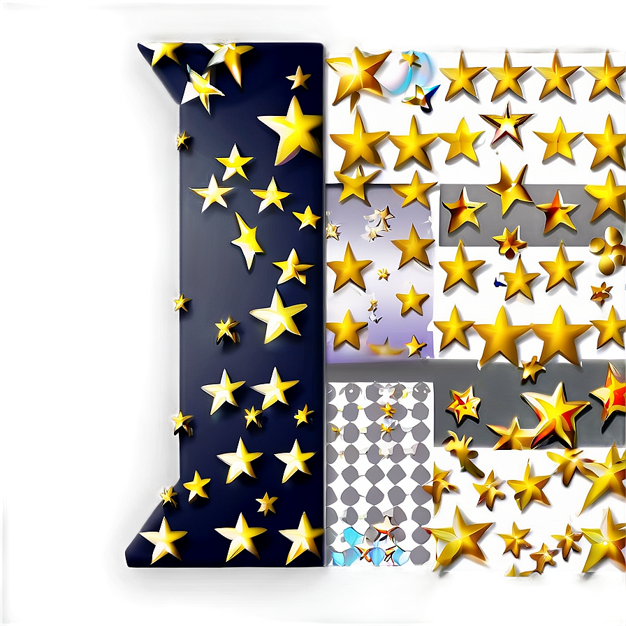 Gold Stars Background Png Iro PNG Image