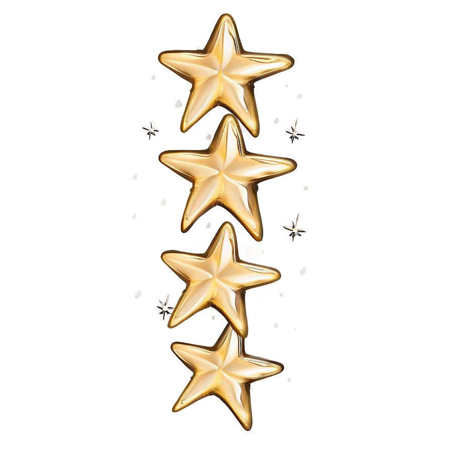 Gold Stars Falling Png Mfk PNG Image