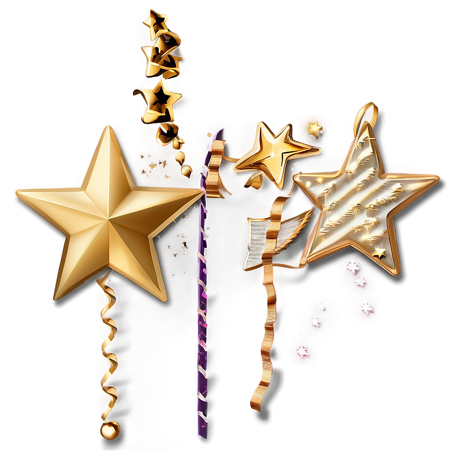 Gold Stars For Celebration Png Ckd PNG Image