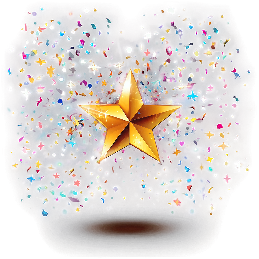 Gold Stars With Sparkles Png Eyi18 PNG Image