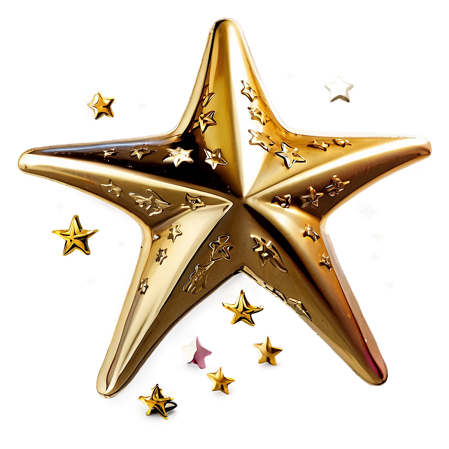 Gold Stars With Tails Png Eho PNG Image