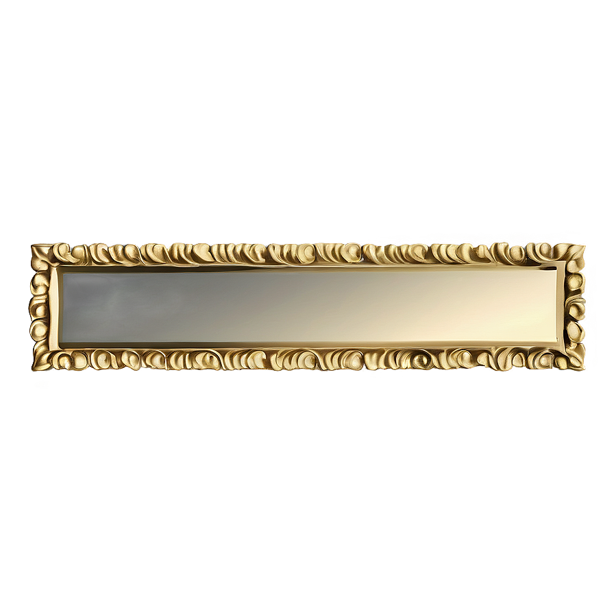 Gold Trim Square Png 18 PNG Image