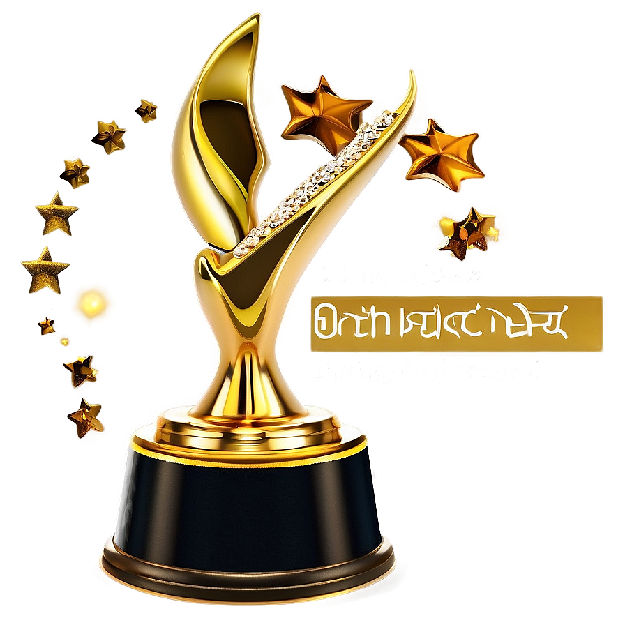 Gold Trophy Award Png Lnj2 PNG Image