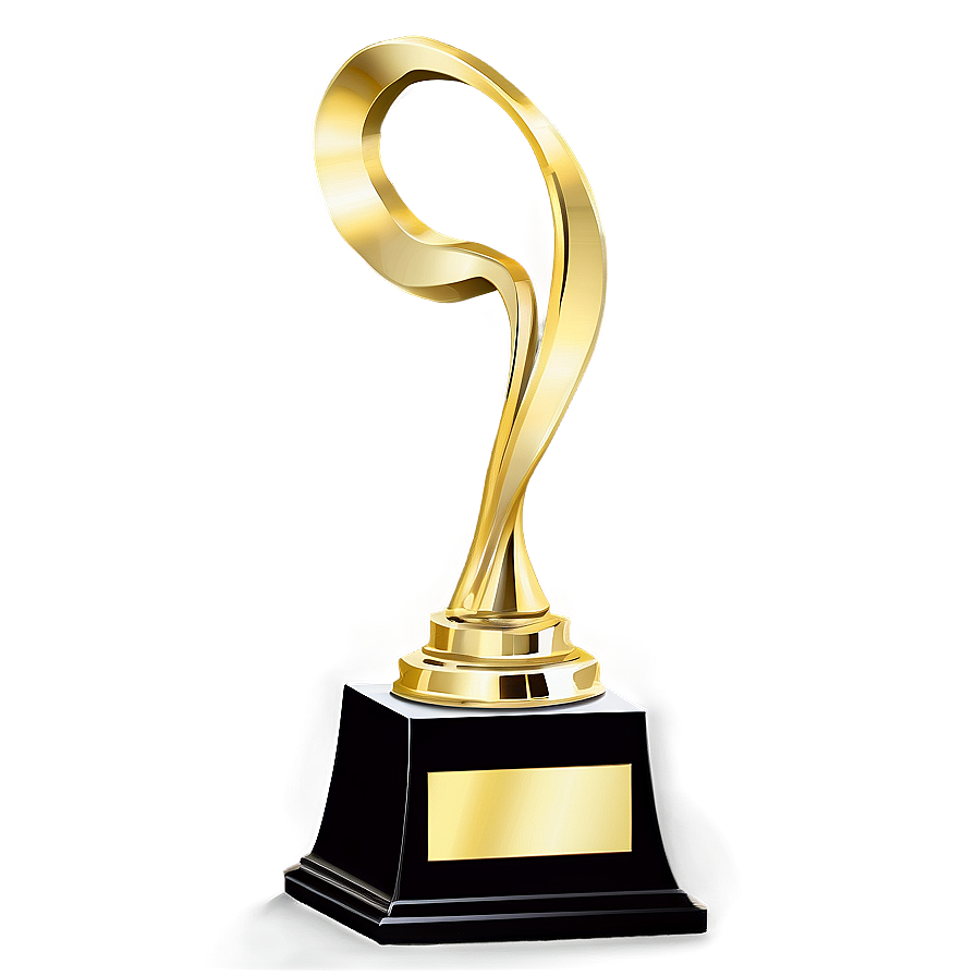 Gold Trophy Prize Png 2 PNG Image