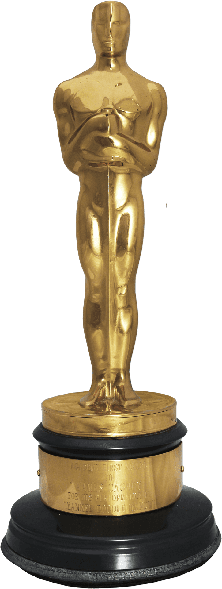 Golden_ Academy_ Award_ Statuette PNG Image