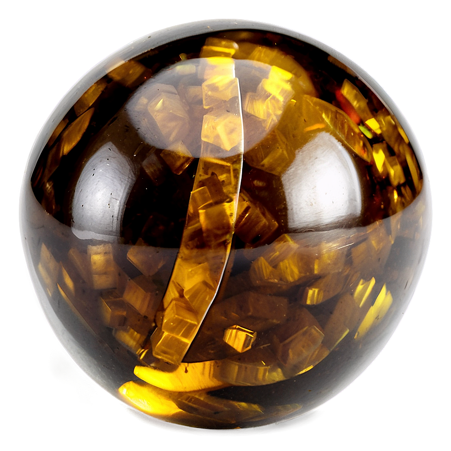 Golden Amber Bead Png Xws PNG Image