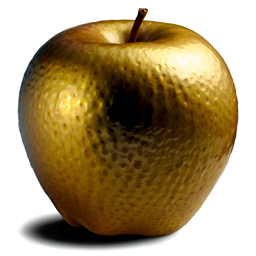 Golden Apple D PNG Image