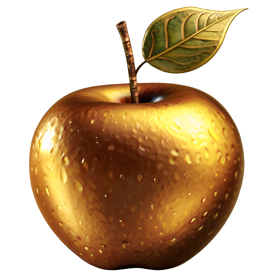 Golden Apple Png 84 PNG Image