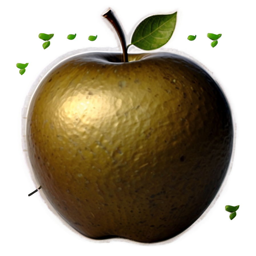 Golden Apple Png Dcj21 PNG Image