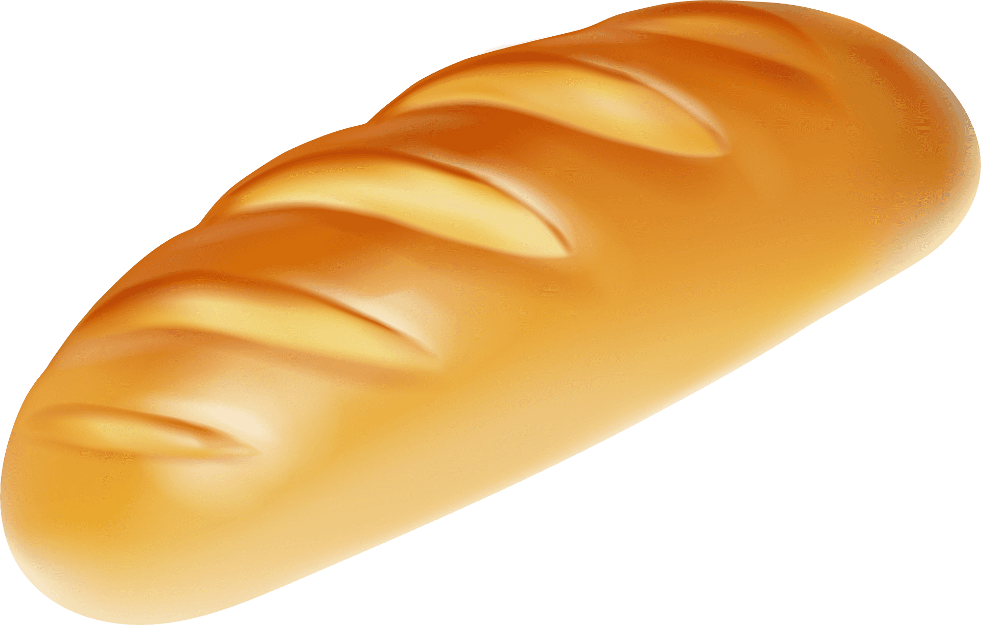 Golden Baguette Emoji PNG Image