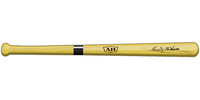 Golden_ Baseball_ Bat_ Signature PNG Image