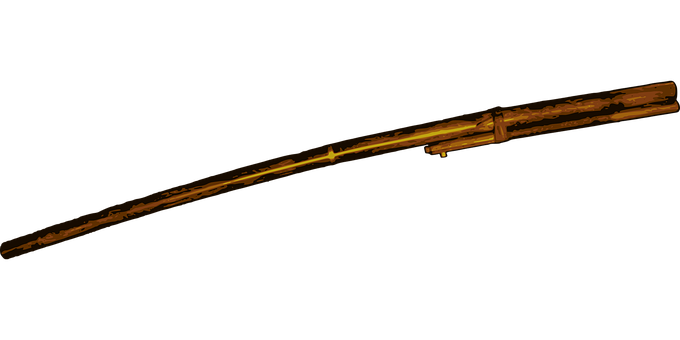 Golden Bass Stringon Black PNG Image