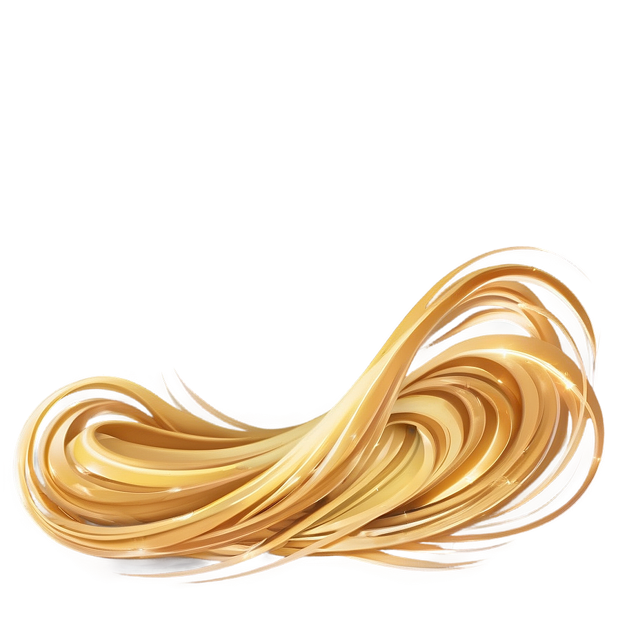 Golden Blonde Waves Png Clb5 PNG Image