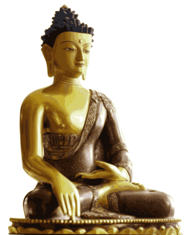 Golden_ Buddha_ Statue PNG Image