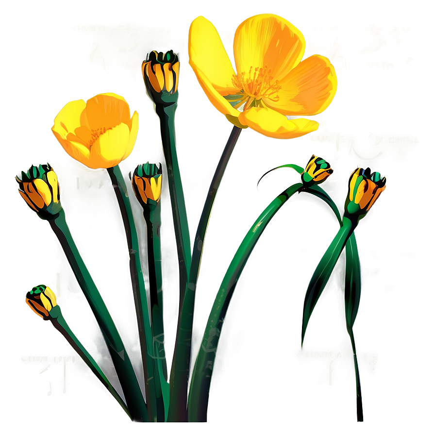 Golden Buttercup Png 56 PNG Image