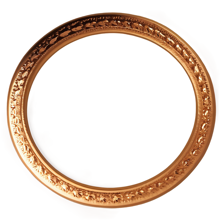 Golden Circle Luxe Border Png Iin66 PNG Image