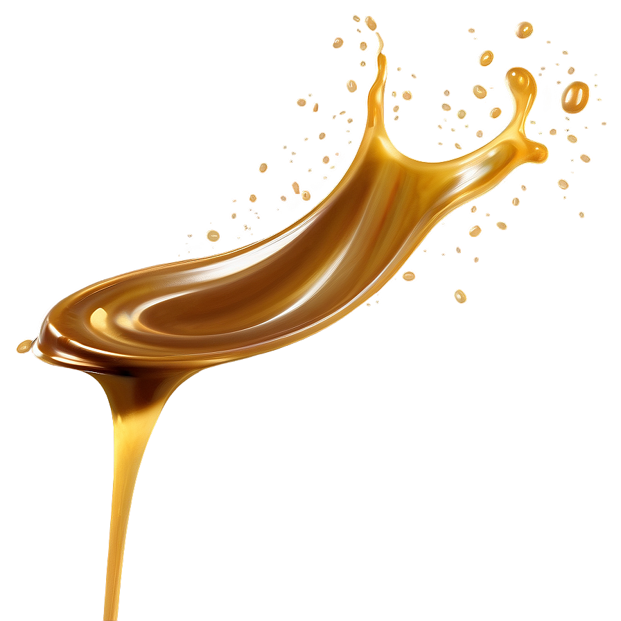 Golden Coffee Splash Png Ied86 PNG Image