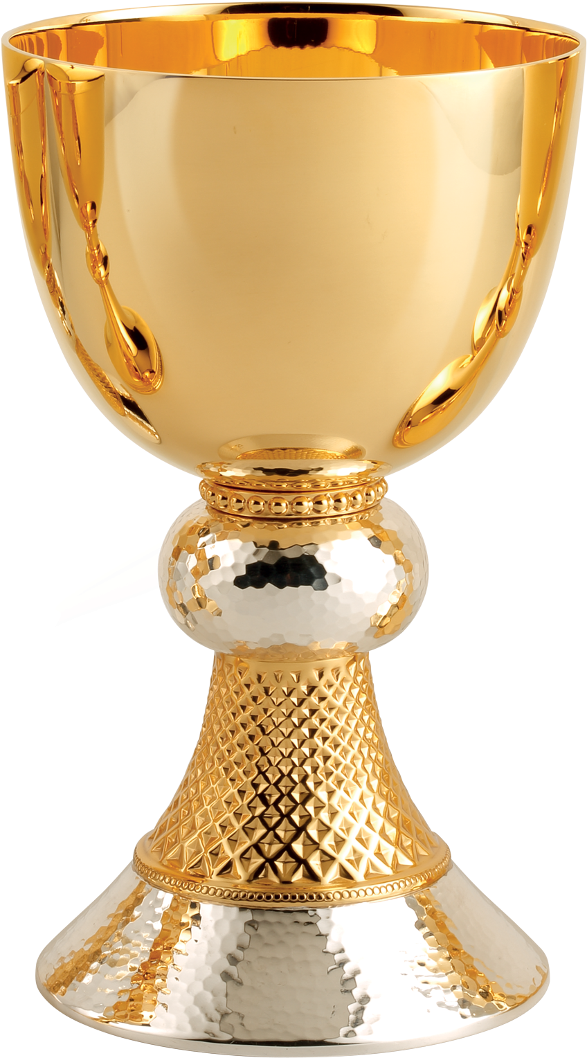 Golden Communion Chalice PNG Image