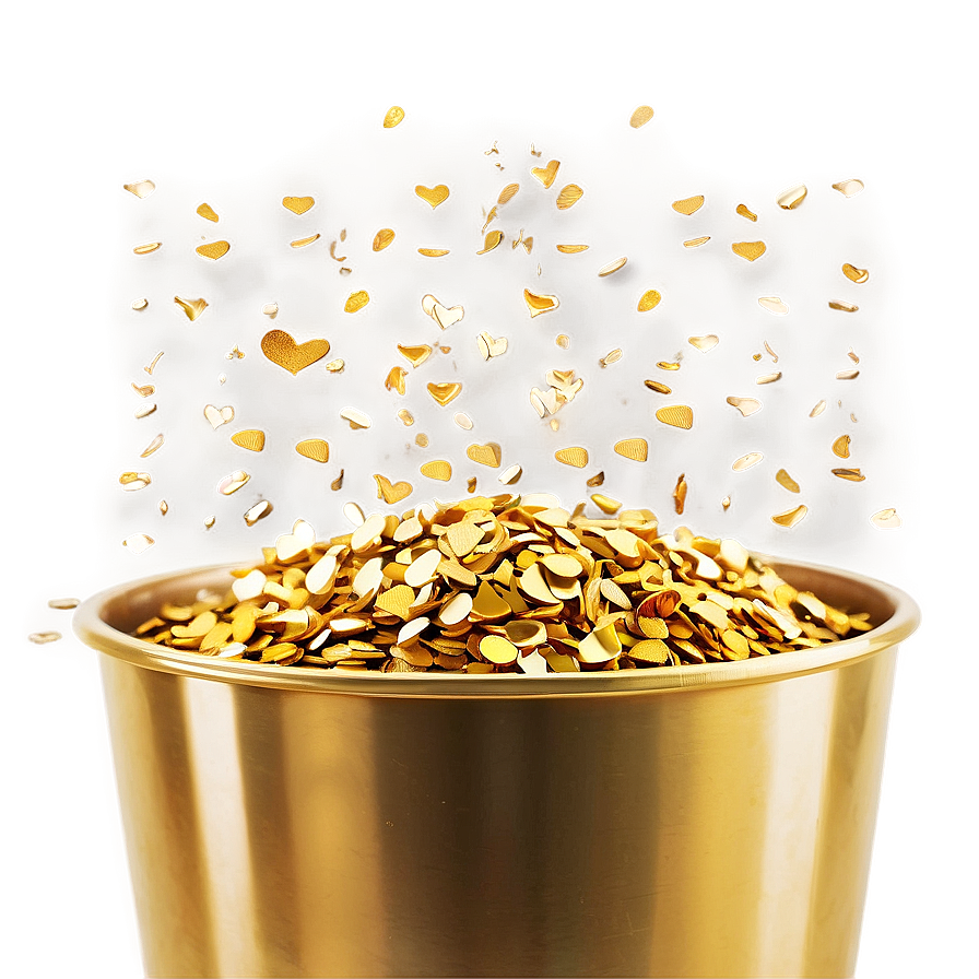 Golden Confetti Bliss Png Snp80 PNG Image